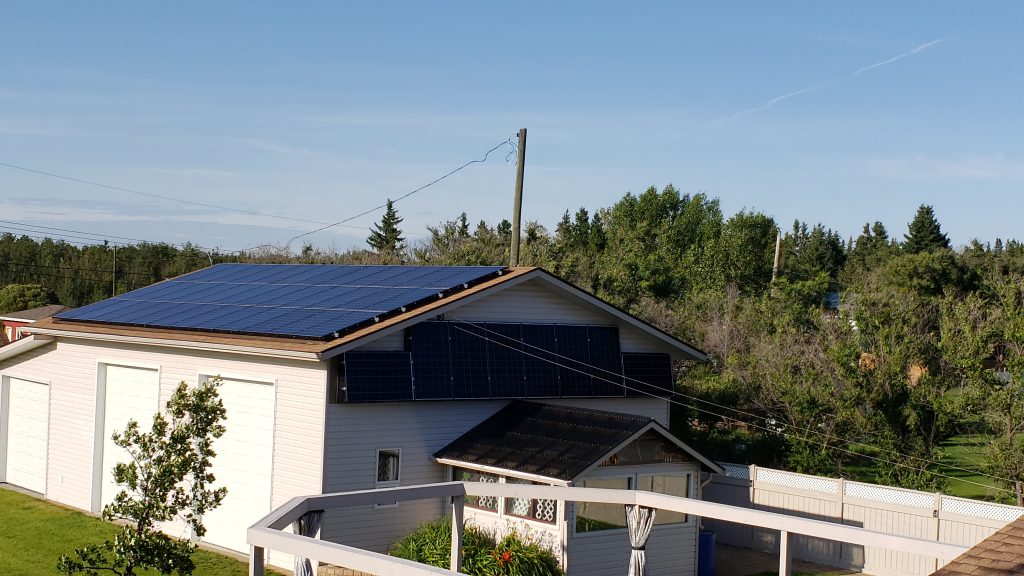 Solar Installation in Millet Alberta
